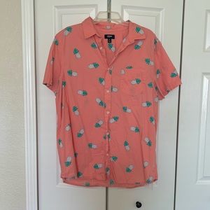 Urban Pipeline: Men’s Casual Button-down Printed Shirt